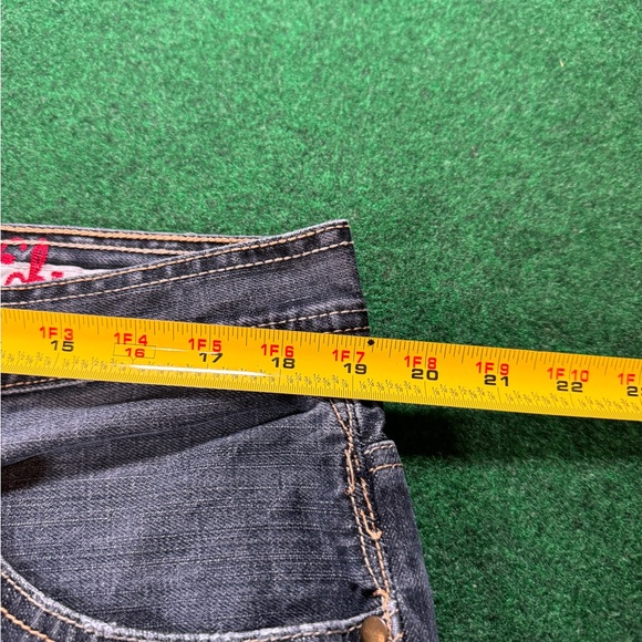 Y2K Baggy Fit Ecko Jorts Mens 38 Southpole Style Wide Leg Hip Hop Denim Shorts - Picture 5 of 8